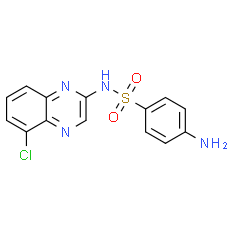 Chloroquinoxaline sulfonamide