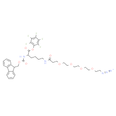 Fmoc-NH-Azide-PEG4-L-Lysine-PFP ester