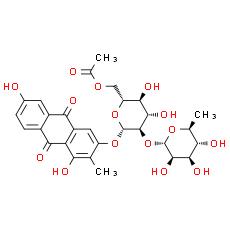 2-Methyl-1, 3, 6-trihydroxy-9, 10-anthraquinone-3-O-α-rhamnosyl-(1→2)-β-D-glucoside