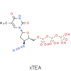 AZT triphosphate TEA(x)