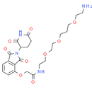Thalidomide-O-amido-PEG1-(C1-PEG)2-C2-NH2