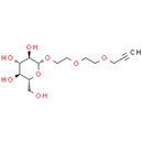 Propargyl-PEG2-beta-D-glucose