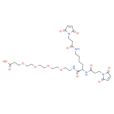 Bis-Mal-Lysine-PEG4-acid