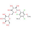 2, 4, 6-Trichlorol-3-methyl-5-methoxy-phenol 1-O-β-d-glucopyranosyl-(1 → 6)-β-d-glucopyranoside