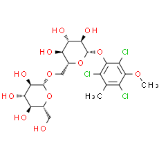 2, 4, 6-Trichlorol-3-methyl-5-methoxy-phenol 1-O-β-d-glucopyranosyl-(1 → 6)-β-d-glucopyranoside