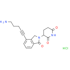 Lenalidomide-propargyl-C2-NH2 hydrochloride