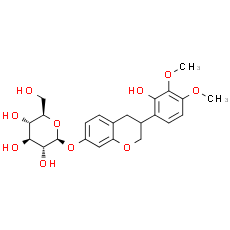 7, 2′-Dihydroxy-3′, 4′-dimethoxyisoflavan 7-O-β-D-glucoside