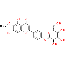Hispidulin 4'-O-β-D-glucopyranoside