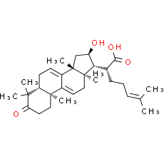 16R-Hydroxy-3-oxolanosta7, 9(11), 24-trien-21-oic acid