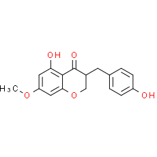 5-Hydroxy-3-(4-hydroxybenzyl)-7-methoxychroman-4-one