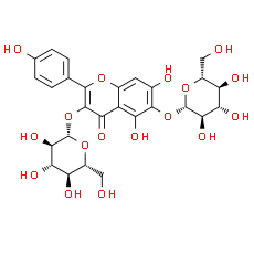 6-Hydroxykaempferol 3, 6-diglucoside - CAS