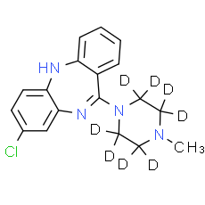 Clozapine D8 - CAS