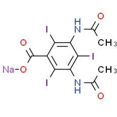 Sodium diatrizoate - CAS