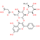 Kaempferol 3-O-(2′′-O-α-rhamnosyl-6′′-O-malonyl-β-glucoside) - CAS