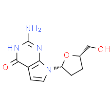 7-Deaza-2', 3'-dideoxyguanosine