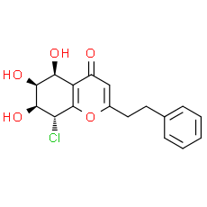 8-Chloro-2-(2-phenylethyl)-5, 6, 7-trihydroxy-5, 6, 7, 8-tetrahydrochromone