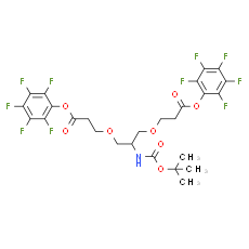 C-NH-Boc-C-Bis-(C1-PEG1-PFP)