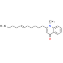 1-Methyl-2-[(Z)-6-undecenyl]-4(1H)-quinolone - CAS