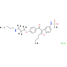 Debutyldronedarone D6 hydrochloride - CAS