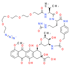 Azide-PEG4-VC-PAB-Doxorubicin