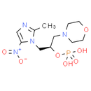 Dextrorotation nimorazole phosphate ester