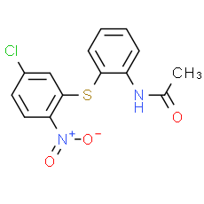 2-Acetamidophenyl 5-chloro-2-nitrophenyl sulfide