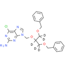 9-[[2-Benzyloxy-1-(benzyloxymethyl)-ethoxy]-methyl]-6-chloroguanine-d5