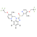 N-[3-Methyl-4-(2, 2, 2-trifluoroethoxy)-2-pyridinyl]methyl Lansoprazole-d4
