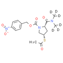 (2S, 4S)-4-(Acetylthio)-2-[(dimethylamino)carbonyl]-1-pyrrolidinecarboxylic Acid 4-Nitrobenzyl Ester-d6