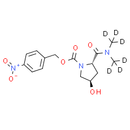 rel-4-Nitrobenzyl (2S, 4R)-2-(dimethylcarbamoyl)-4-hydroxypyrrolidine-1-carboxylate-d6