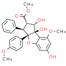 Silvestrol aglycone (enantiomer)