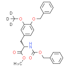 4-O-Benzyl-N-[(benzyloxy)carbonyl]-3-O-methyl-L-DOPA-d3 Methyl Ester