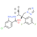 2-Amino-4-chloro-N-[(1R, 2R)-2-(2, 4-difluorophenyl)-2-hydroxy-1-methyl-3-(1H-1, 2, 4-triazol-1-yl)propyl]benzamide-d3