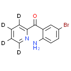 2-(2-Amino-5-bromobenzoyl)pyridine-d4