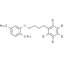 1, 4-Dimethyl-2-(4-phenylbutoxy)benzene-d5