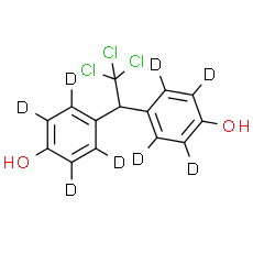 2, 2-Bis(p-hydroxyphenyl)-1, 1, 1-trichloroethane-d8