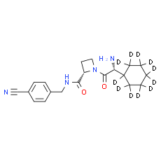 1-((2R)-2-Amino-2-cyclohexylacetyl)-N-(4’-cyanobenzyl)-2-L-azetidinecarboxamide-d11