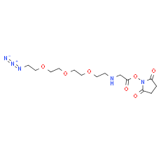 Azido-PEG3-aminoacetic acid-NHS ester