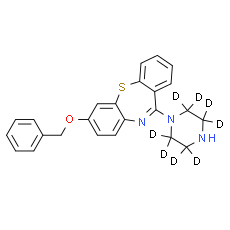 7-Benzyloxy-N-des[[2-(2-hydroxy)ethoxy]ethyl] Quetiapine-d8