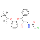 (2RS, 3RS)-1-Chloroacetylamino-3-(2-ethoxy-d5-phenoxy)-2-hydroxy-3-phenylpropane