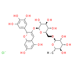 Delphinidin 3-rutinoside chloride