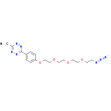 Methyltetrazine-Ph-PEG4-azide