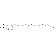 Azidoethyl-SS-PEG2-Boc