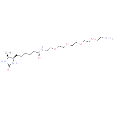 Amine-PEG4-Desthiobiotin
