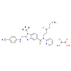 Deacetamidine Cyano Dabigatran-d3 Ethyl Ester Oxalate