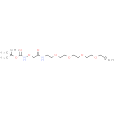 Boc-aminooxy-amide-PEG4-propargyl