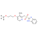 2-(((4-(3-methoxypropoxy)-3-methylpyridin-2-yl)methyl)sulfonyl)-1H-benzo[d]imidazole (Rabeprazole Impurity）-d3