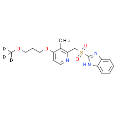 2-(((4-(3-methoxypropoxy)-3-methylpyridin-2-yl)methyl)sulfonyl)-1H-benzo[d]imidazole (Rabeprazole Impurity）-d3