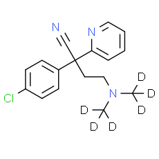 Chlorpheniramine nitrile-d6
