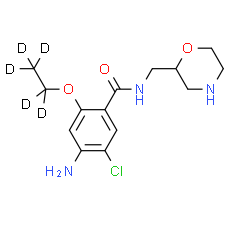 Des-p-fluorobenzyl mosapride-d5